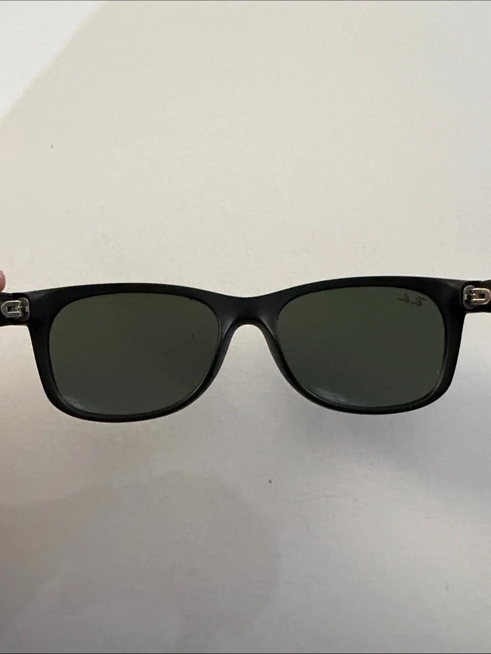 Ray-Ban 2132 New Wayfarer Matte Black Frame with Dark Green Lenses Sunglasses